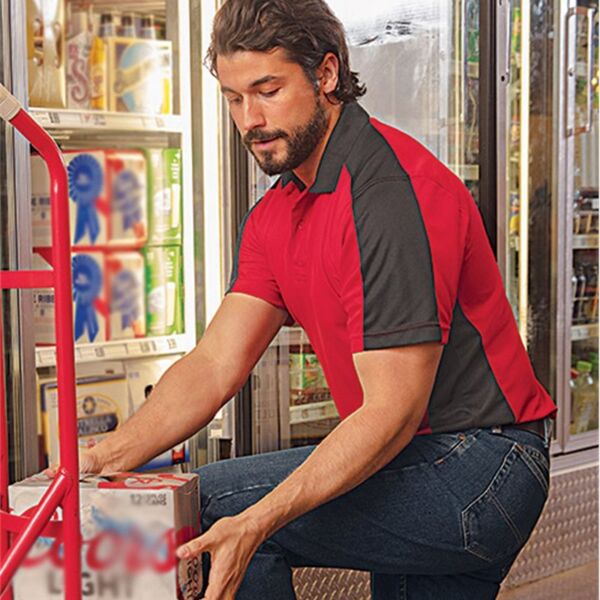 Men's Performance Knit Two Tone Polo Thumbnail