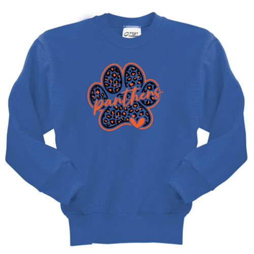 Panthers Paw - Youth Core Fleece Crewneck Sweatshirt Thumbnail