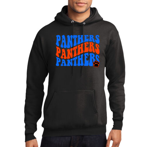 Panthers Paw Wave - Core Fleece Pullover Hooded Sweatshirt Thumbnail