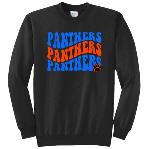 Panthers Paw Wave - Core Fleece Crewneck Sweatshirt Thumbnail