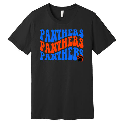Panthers Paw Wave - Unisex Jersey Short Sleeve Tee Thumbnail