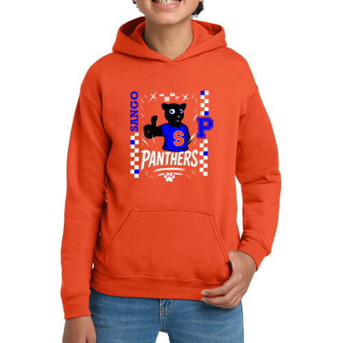 Panthers Retro - Youth Heavy Blend Hooded Sweatshirt Thumbnail
