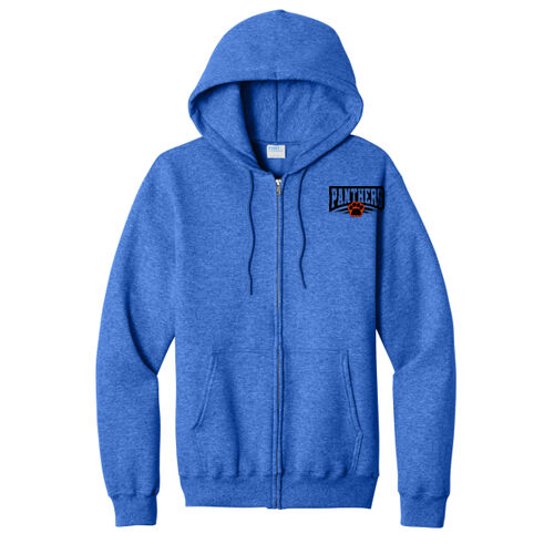 Athletic Panthers - Core Fleece Full Zip Hooded Sweatshirt Thumbnail