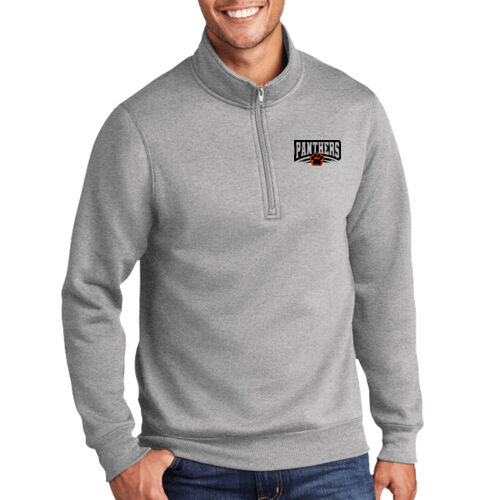 Embroidered Athletic Panthers - Core Fleece 1/4 Zip Pullover Sweatshirt Thumbnail