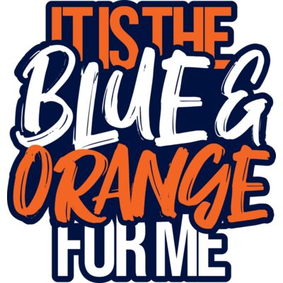 Its the Blue and Orange For Me Thumbnail